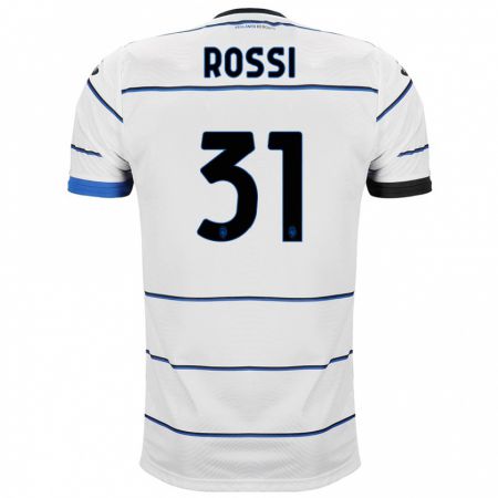 Kandiny Deti Francesco Rossi #31 Biely Dresy Idegenbeli Csapatmez 2023/24 Triĭká