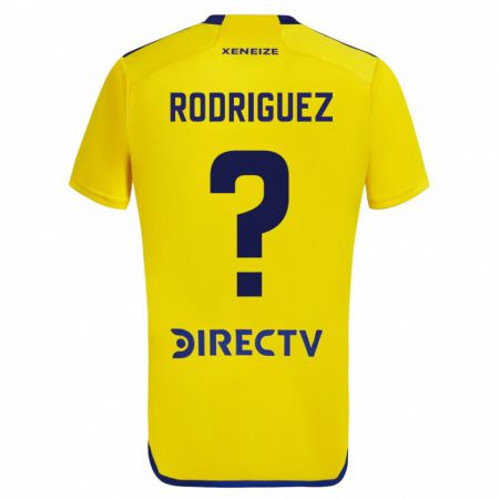 Kandiny Deti Román Rodríguez #0 Žltá Dresy Idegenbeli Csapatmez 2023/24 Triĭká