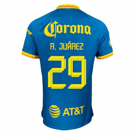 Kandiny Deti Ramón Juárez #29 Modrá Dresy Idegenbeli Csapatmez 2023/24 Triĭká