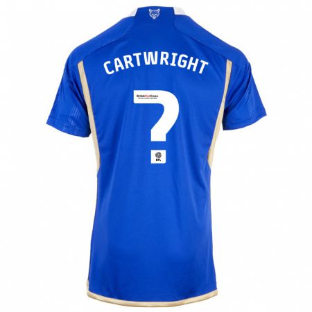 Kandiny Muži Henry Cartwright #0 Kráľovská Modrá Dresy Hazai Csapatmez 2023/24 Triĭká