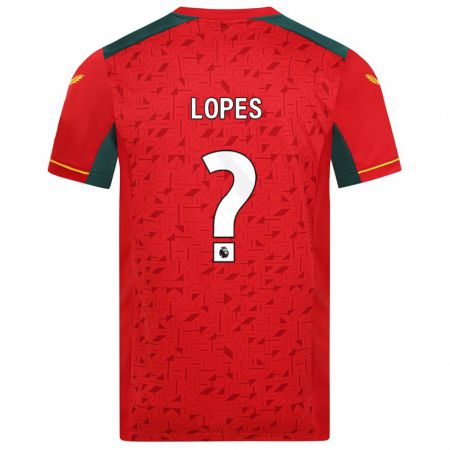 Kandiny Muži Leo Lopes #0 Červená Dresy Idegenbeli Csapatmez 2023/24 Triĭká