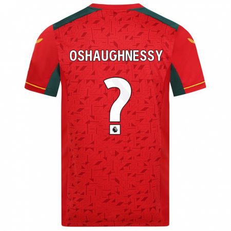 Kandiny Muži Joe Oshaughnessy #0 Červená Dresy Idegenbeli Csapatmez 2023/24 Triĭká
