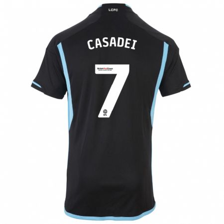 Kandiny Muži Cesare Casadei #7 Čierna Dresy Idegenbeli Csapatmez 2023/24 Triĭká