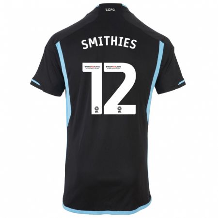 Kandiny Muži Alex Smithies #12 Čierna Dresy Idegenbeli Csapatmez 2023/24 Triĭká