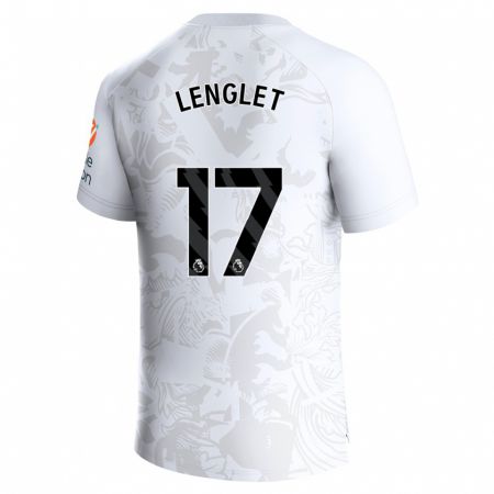 Kandiny Muži Clément Lenglet #17 Biely Dresy Idegenbeli Csapatmez 2023/24 Triĭká