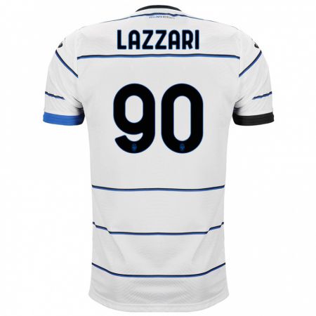 Kandiny Muži Ilaria Lazzari #90 Biely Dresy Idegenbeli Csapatmez 2023/24 Triĭká