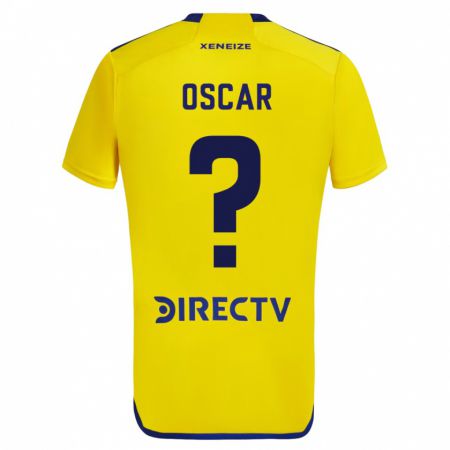 Kandiny Muži Óscar Romero #0 Žltá Dresy Idegenbeli Csapatmez 2023/24 Triĭká
