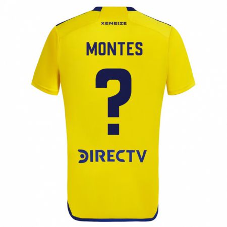 Kandiny Muži Rodrigo Montes #0 Žltá Dresy Idegenbeli Csapatmez 2023/24 Triĭká