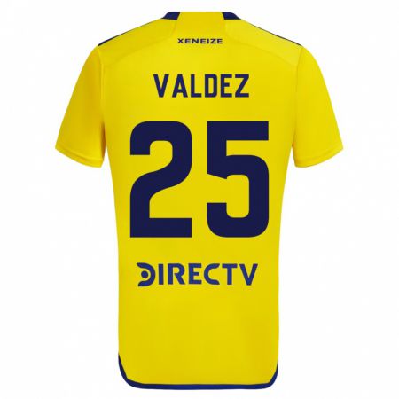 Kandiny Muži Bruno Valdez #25 Žltá Dresy Idegenbeli Csapatmez 2023/24 Triĭká