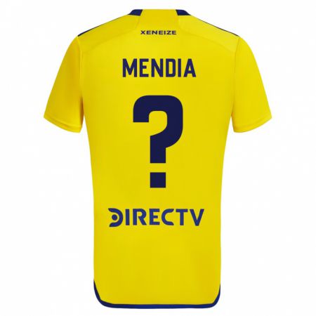 Kandiny Muži Mateo Mendia #0 Žltá Dresy Idegenbeli Csapatmez 2023/24 Triĭká