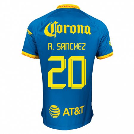 Kandiny Muži Richard Sánchez #20 Modrá Dresy Idegenbeli Csapatmez 2023/24 Triĭká