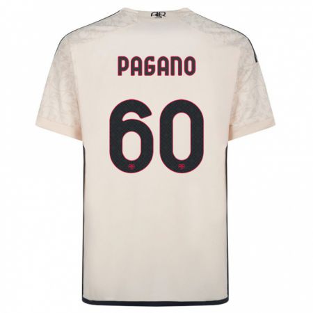 Kandiny Ženy Riccardo Pagano #60 Špinavobiela Dresy Idegenbeli Csapatmez 2023/24 Triĭká