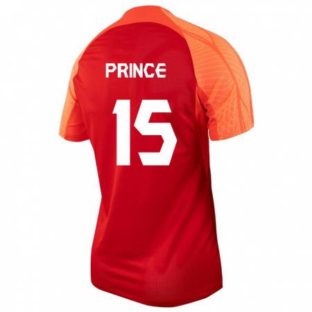 Kandiny Deti Kanadské Nichelle Prince #15 Oranžová Dresy Hazai Csapatmez 24-26 Triĭká