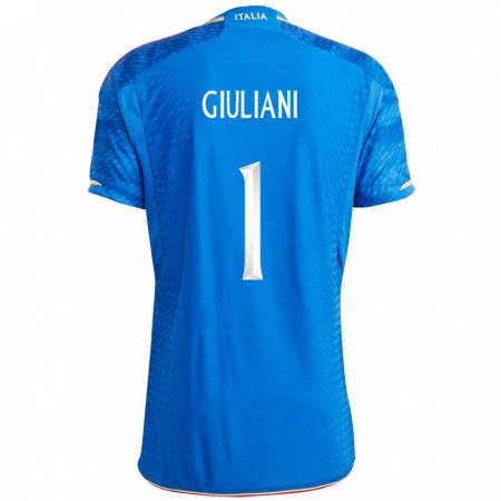 Kandiny Deti Taliansko Laura Giuliani #1 Modrá Dresy Hazai Csapatmez 24-26 Triĭká