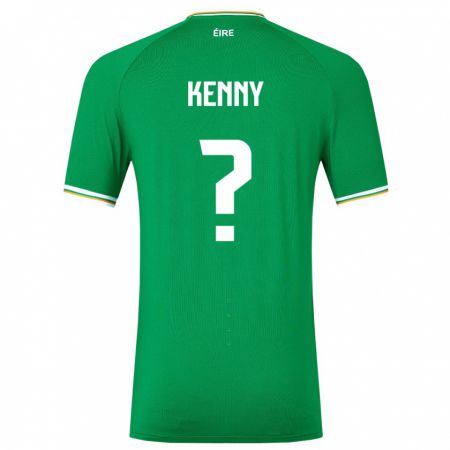 Kandiny Deti Írsko Johnny Kenny #0 Zelená Dresy Hazai Csapatmez 24-26 Triĭká