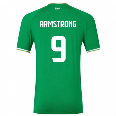 Kandiny Deti Írsko Sinclair Armstrong #9 Zelená Dresy Hazai Csapatmez 24-26 Triĭká