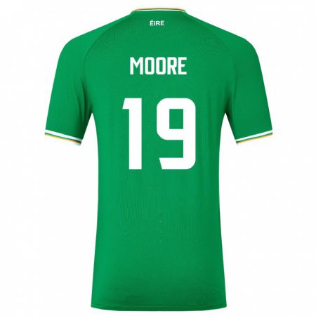 Kandiny Deti Írsko Sean Moore #19 Zelená Dresy Hazai Csapatmez 24-26 Triĭká