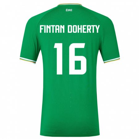 Kandiny Deti Írsko Fintan Doherty #16 Zelená Dresy Hazai Csapatmez 24-26 Triĭká