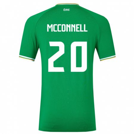 Kandiny Deti Írsko Glenn Mcconnell #20 Zelená Dresy Hazai Csapatmez 24-26 Triĭká