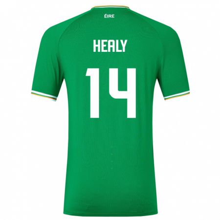 Kandiny Deti Írsko Freya Healy #14 Zelená Dresy Hazai Csapatmez 24-26 Triĭká
