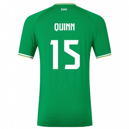 Kandiny Deti Írsko Lucy Quinn #15 Zelená Dresy Hazai Csapatmez 24-26 Triĭká