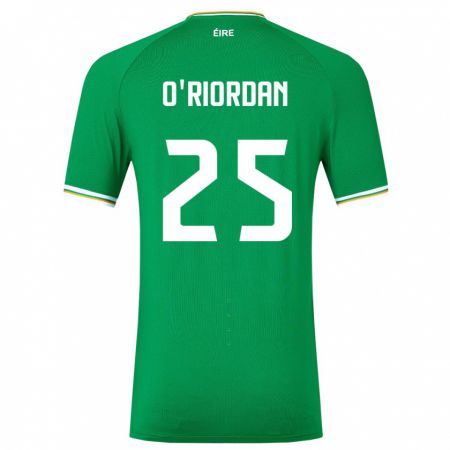 Kandiny Deti Írsko Claire O'riordan #25 Zelená Dresy Hazai Csapatmez 24-26 Triĭká