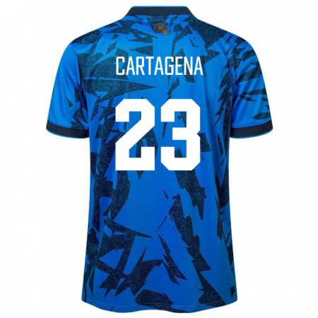 Kandiny Deti Salvádor Melvin Cartagena #23 Modrá Dresy Hazai Csapatmez 24-26 Triĭká