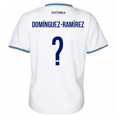Kandiny Deti Guatemala Marco Domínguez-Ramírez #0 Biely Dresy Hazai Csapatmez 24-26 Triĭká