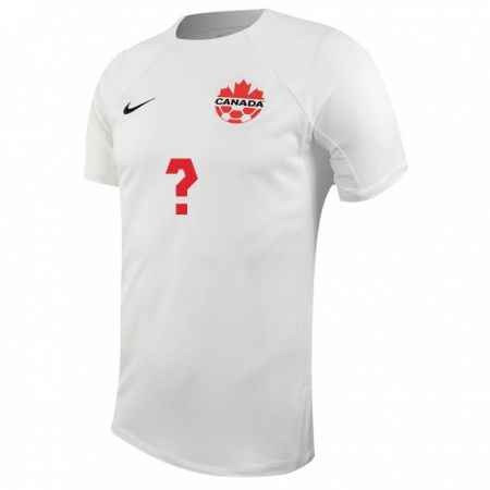 Kandiny Deti Kanadské Ronan Kratt #0 Biely Dresy Idegenbeli Csapatmez 24-26 Triĭká
