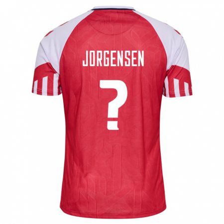Kandiny Muži Dánske Thomas Jörgensen #0 Červená Dresy Hazai Csapatmez 24-26 Triĭká