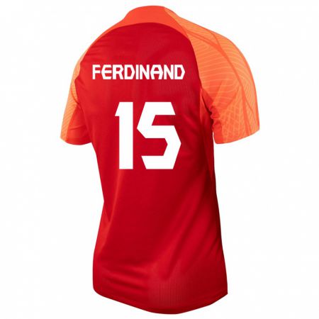 Kandiny Muži Kanadské Keesean Ferdinand #15 Oranžová Dresy Hazai Csapatmez 24-26 Triĭká