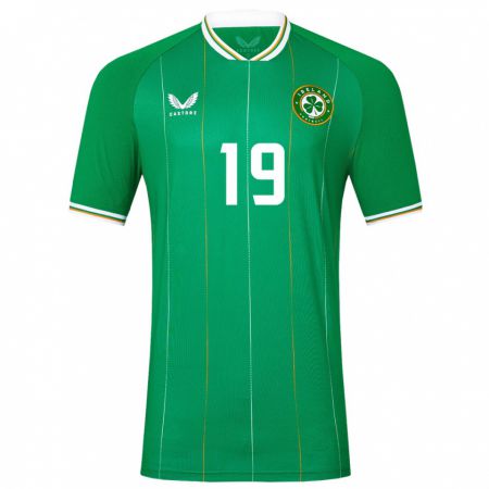 Kandiny Muži Írsko Sean Moore #19 Zelená Dresy Hazai Csapatmez 24-26 Triĭká