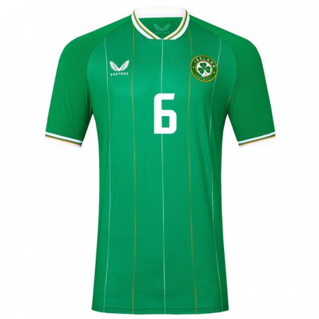 Kandiny Muži Írsko Megan Connolly #6 Zelená Dresy Hazai Csapatmez 24-26 Triĭká
