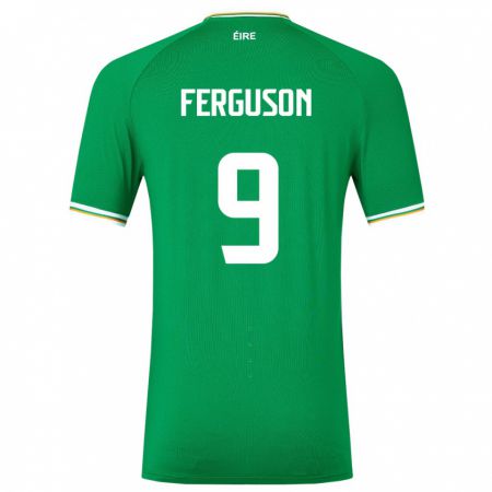 Kandiny Muži Írsko Evan Ferguson #9 Zelená Dresy Hazai Csapatmez 24-26 Triĭká