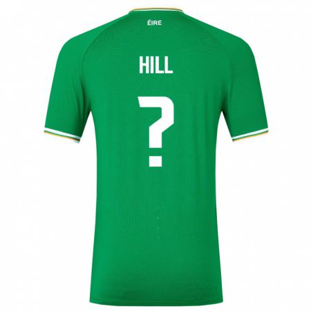 Kandiny Muži Írsko Tom Hill #0 Zelená Dresy Hazai Csapatmez 24-26 Triĭká