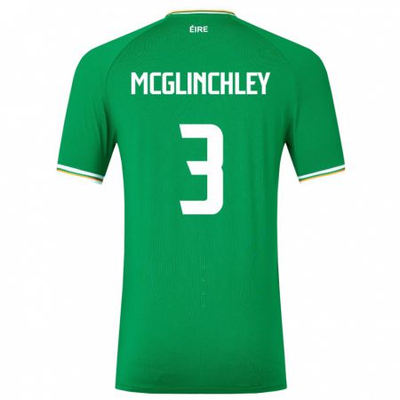 Kandiny Muži Írsko Harry Mcglinchley #3 Zelená Dresy Hazai Csapatmez 24-26 Triĭká