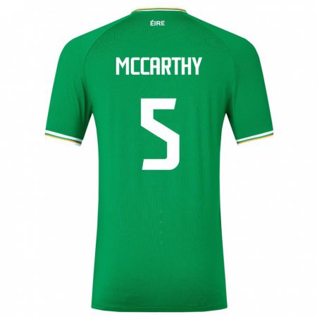 Kandiny Muži Írsko Taylor Mccarthy #5 Zelená Dresy Hazai Csapatmez 24-26 Triĭká