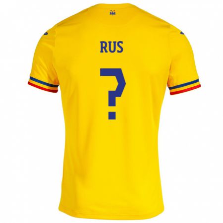 Kandiny Muži Rumunsko Jayden Rus #0 Žltá Dresy Hazai Csapatmez 24-26 Triĭká