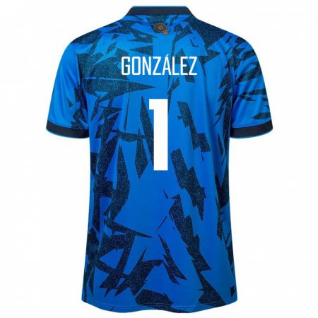 Kandiny Muži Salvádor Mario González #1 Modrá Dresy Hazai Csapatmez 24-26 Triĭká