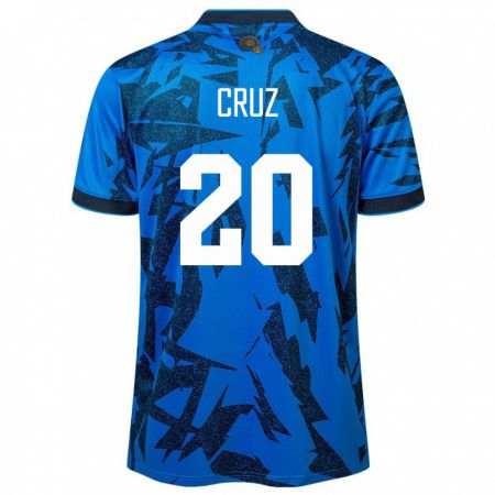 Kandiny Muži Salvádor Jorge Cruz #20 Modrá Dresy Hazai Csapatmez 24-26 Triĭká