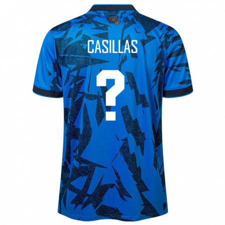 Kandiny Muži Salvádor Marcos Casillas #0 Modrá Dresy Hazai Csapatmez 24-26 Triĭká
