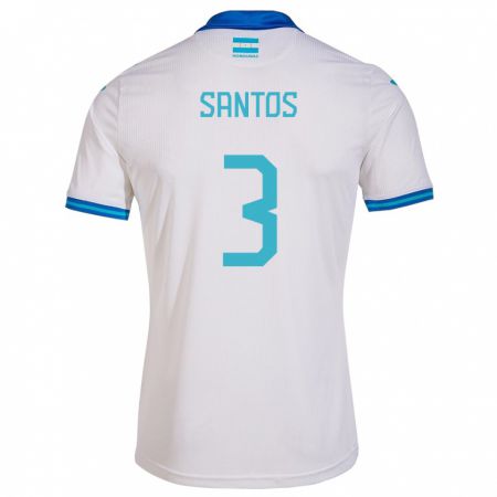 Kandiny Muži Honduras Marcelo Santos #3 Biely Dresy Hazai Csapatmez 24-26 Triĭká