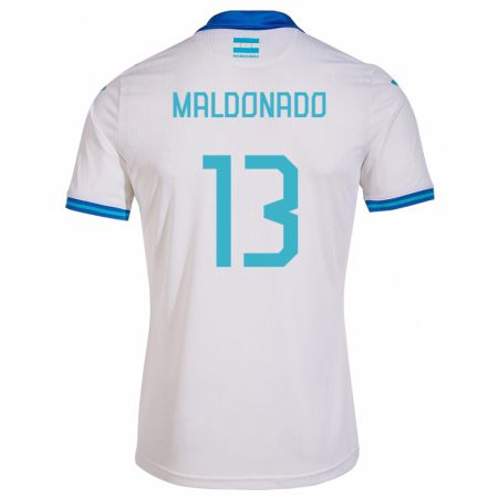 Kandiny Muži Honduras Edwin Maldonado #13 Biely Dresy Hazai Csapatmez 24-26 Triĭká