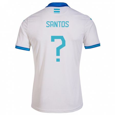 Kandiny Muži Honduras Denessis Santos #0 Biely Dresy Hazai Csapatmez 24-26 Triĭká