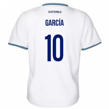 Kandiny Muži Guatemala Gabriel García #10 Biely Dresy Hazai Csapatmez 24-26 Triĭká