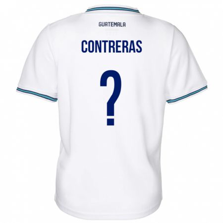 Kandiny Muži Guatemala Betzael Contreras #0 Biely Dresy Hazai Csapatmez 24-26 Triĭká