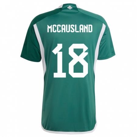 Kandiny Muži Severné Írsko Ross Mccausland #18 Zelená Dresy Hazai Csapatmez 24-26 Triĭká