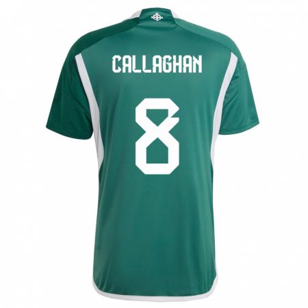 Kandiny Muži Severné Írsko Marissa Callaghan #8 Zelená Dresy Hazai Csapatmez 24-26 Triĭká
