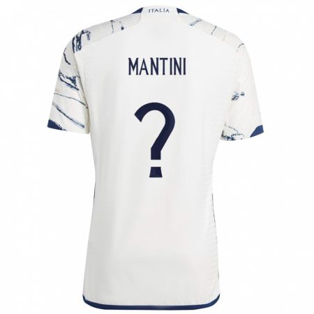 Kandiny Muži Taliansko Matteo Mantini #0 Šedá Dresy Idegenbeli Csapatmez 24-26 Triĭká