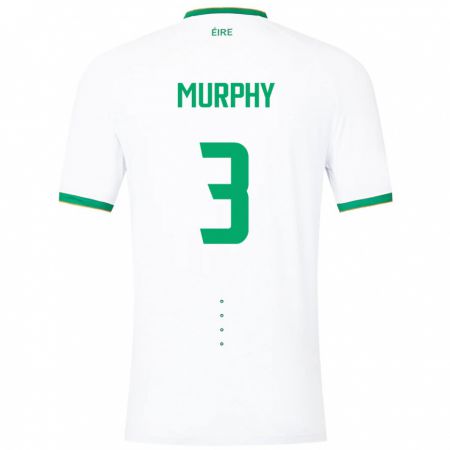 Kandiny Muži Írsko Alex Murphy #3 Biely Dresy Idegenbeli Csapatmez 24-26 Triĭká